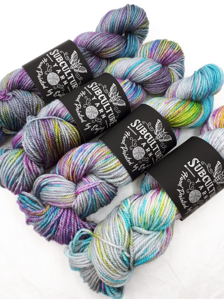 Black Pearl - 450 Fade Set - Sport Weight - Superwash Merino